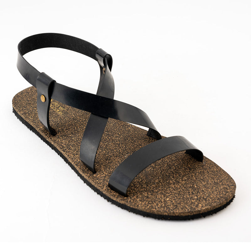 Calor Crossover Cork Black Men Sandals