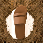 Tev Cloak Vegan Leather Brown Men Slides