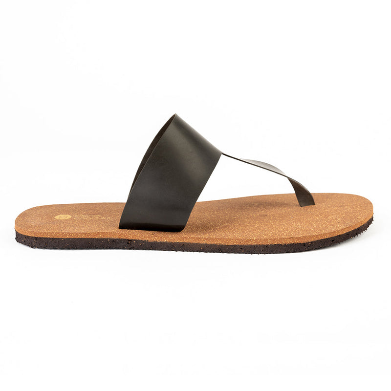 Eso Thong-Strap Cork Brown Women Slides