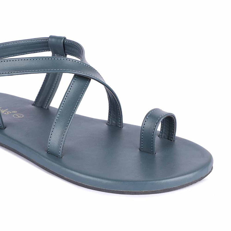 Sko Toe-Ring Vegan Leather Sandals Men