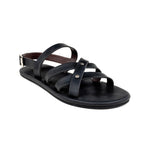 Ray Crossover Vegan Leather Black Men Sandals