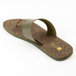 Eso Thong-Strap Cork Green Women Slides