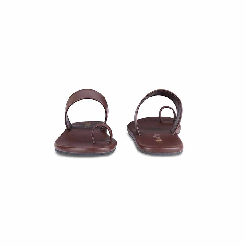 Vaana Toe-Ring Vegan Leather Slides Men