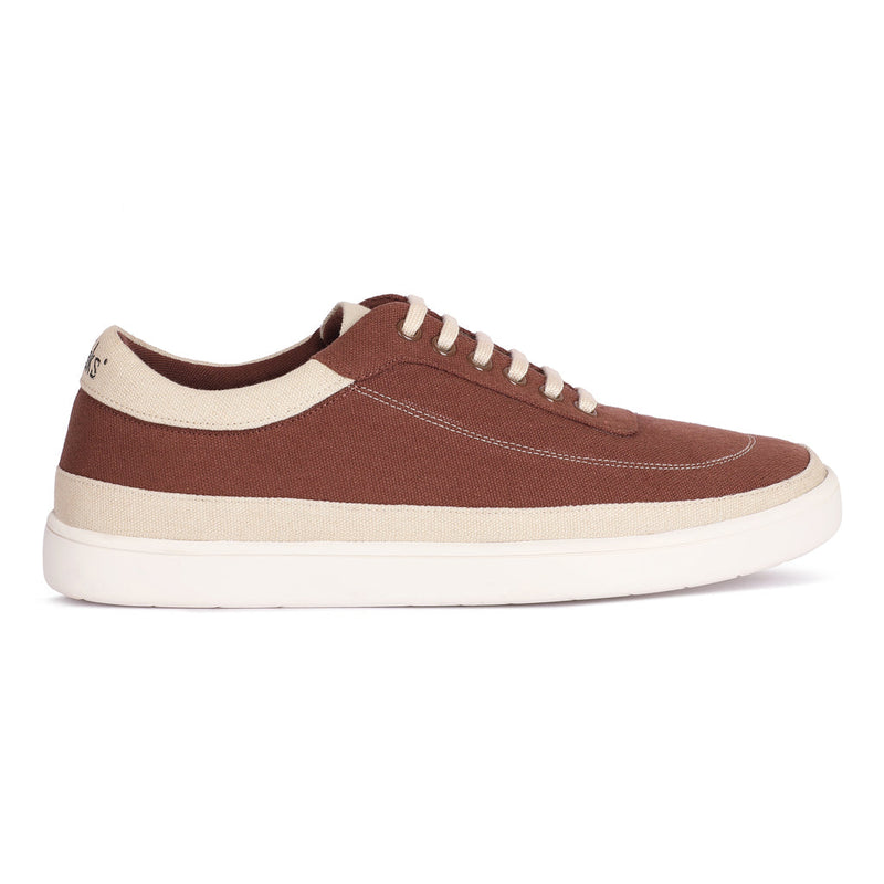 Ske Eco-Sole Sneakers Brown and Beige Men