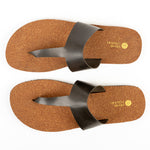 Eso Thong-Strap Cork Brown Women Slides