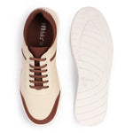 Dan Eco-Sole Sneakers Beige and Brown Men