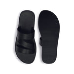 Adi Crossover Vegan Leather Black Slides Men