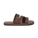 Adi Crossover Vegan Leather Brown Slides Men