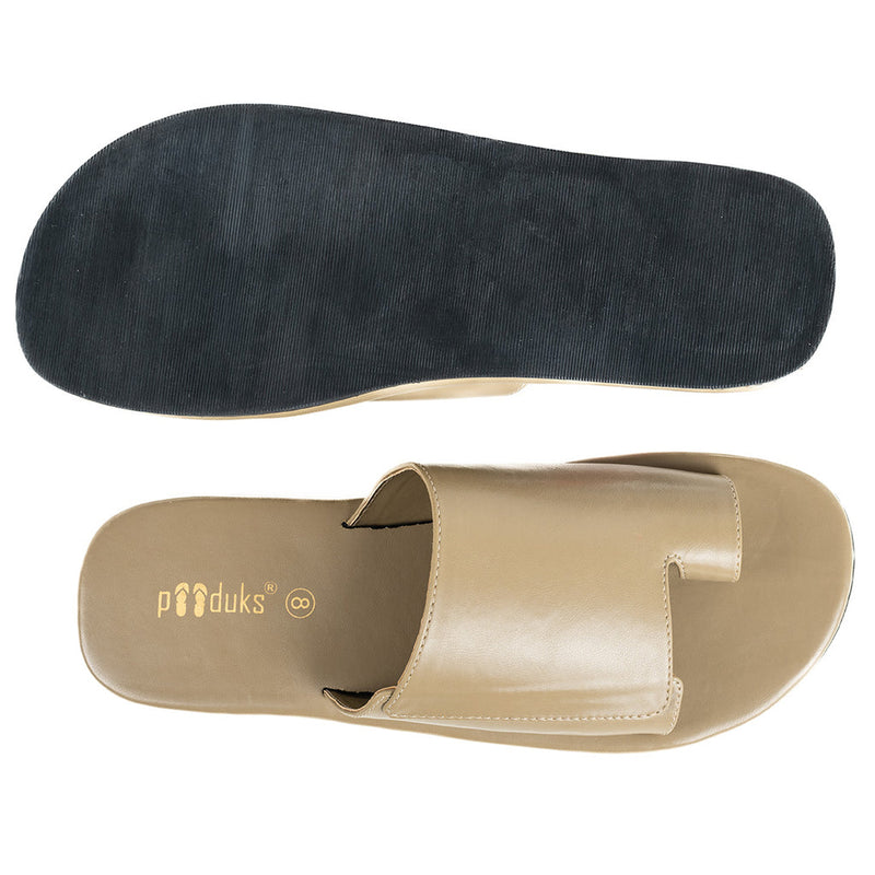 Iru Cloak Vegan Leather Slides Men