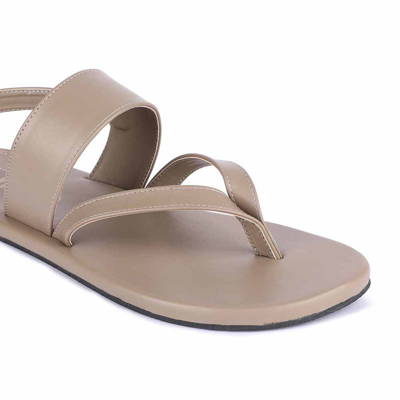 Hiver Thong-Strap Vegan Leather Sandals